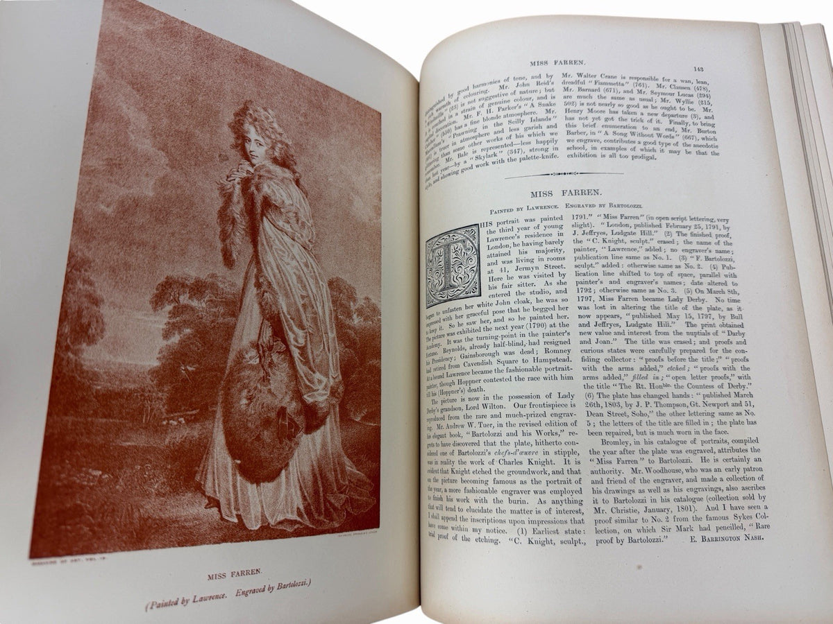 Antique 1880’s The Treasury Of Art Illustrated CASSELL Hardcover Book w/ Plates