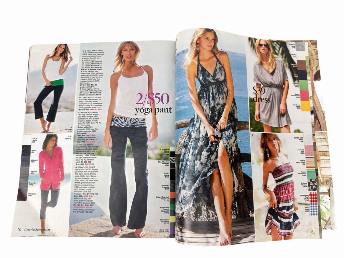 Alessandra Ambrosio 2009 VICTORIA'S SECRET Swim Sale Preview CATALOG Fashion Y2K