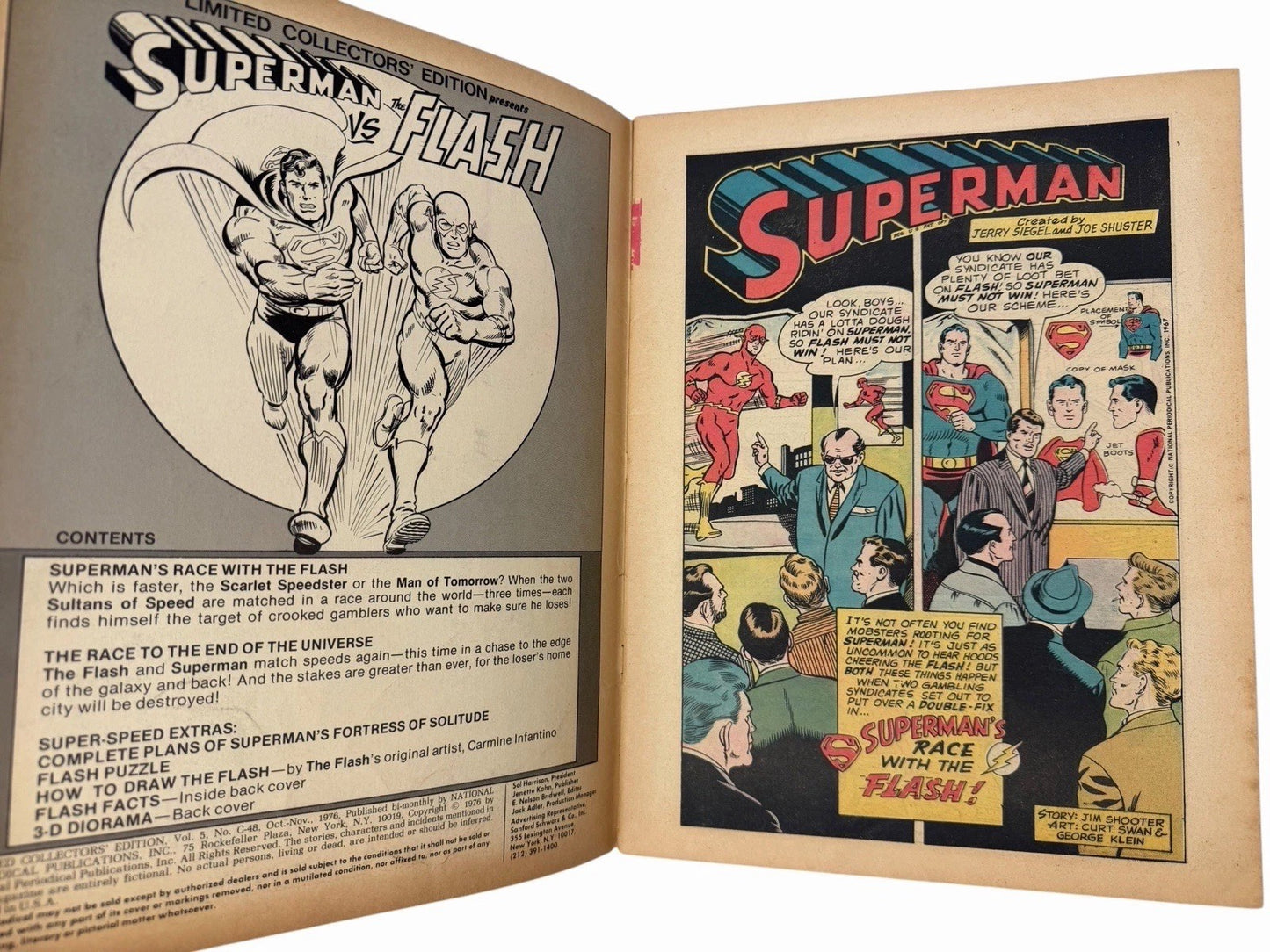 4 SUPERMAN 1970’s DC Comics Limited Collectors Edition Flash C-31 C-38 C-47 C-48