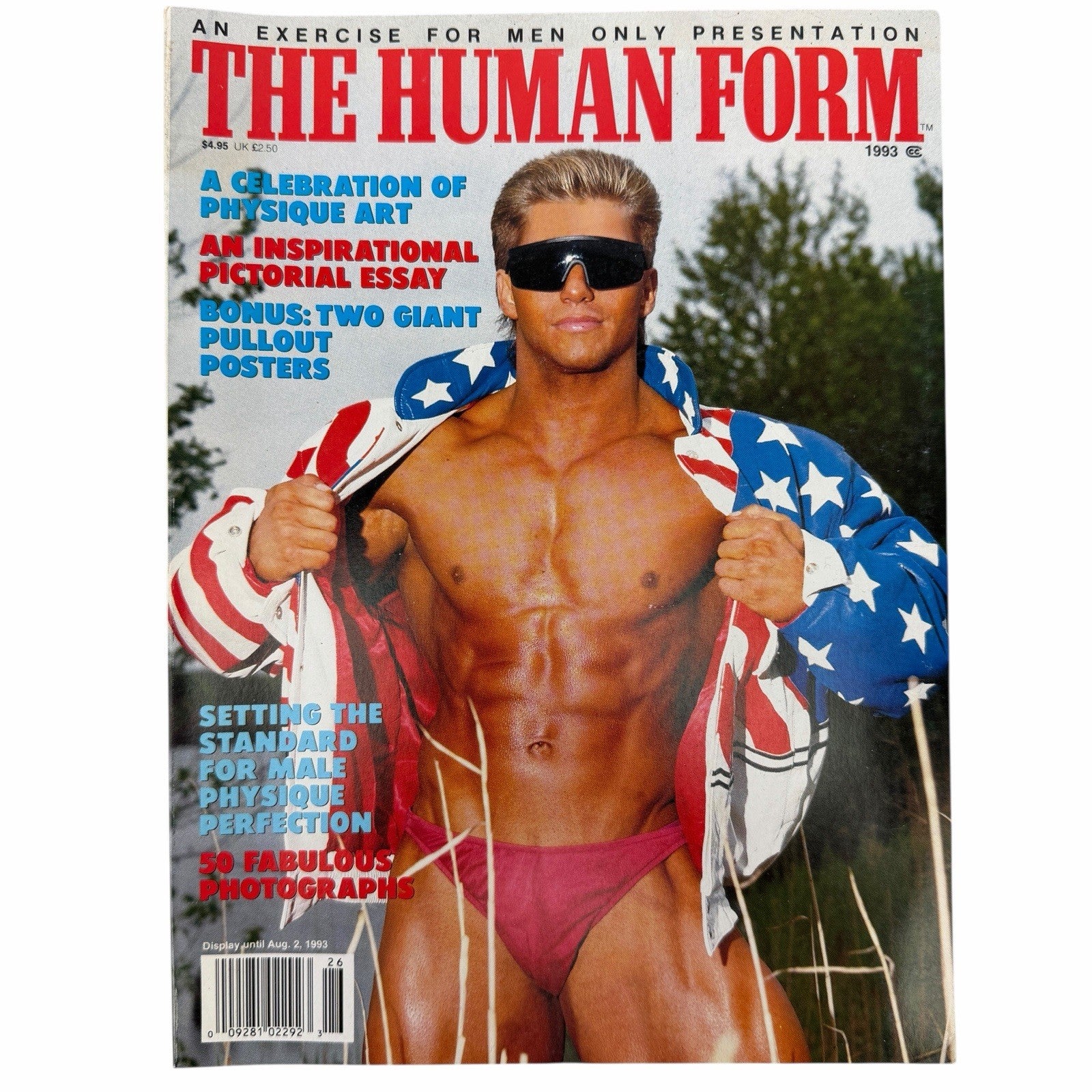 THE HUMAN FORM Magazine 1993 PHYSIQUE ART Pictorial w/ POSTERS 1st Gay Interest