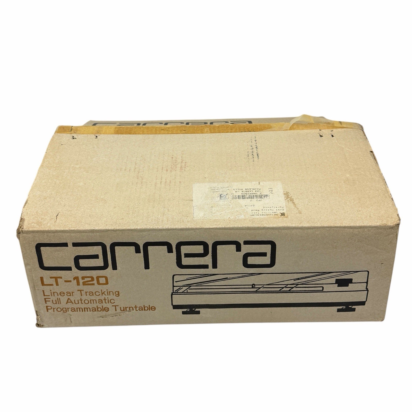 NIB New In Box CARRERA LT-120 Linear Tracking Automatic Turntable 1980’s Vintage