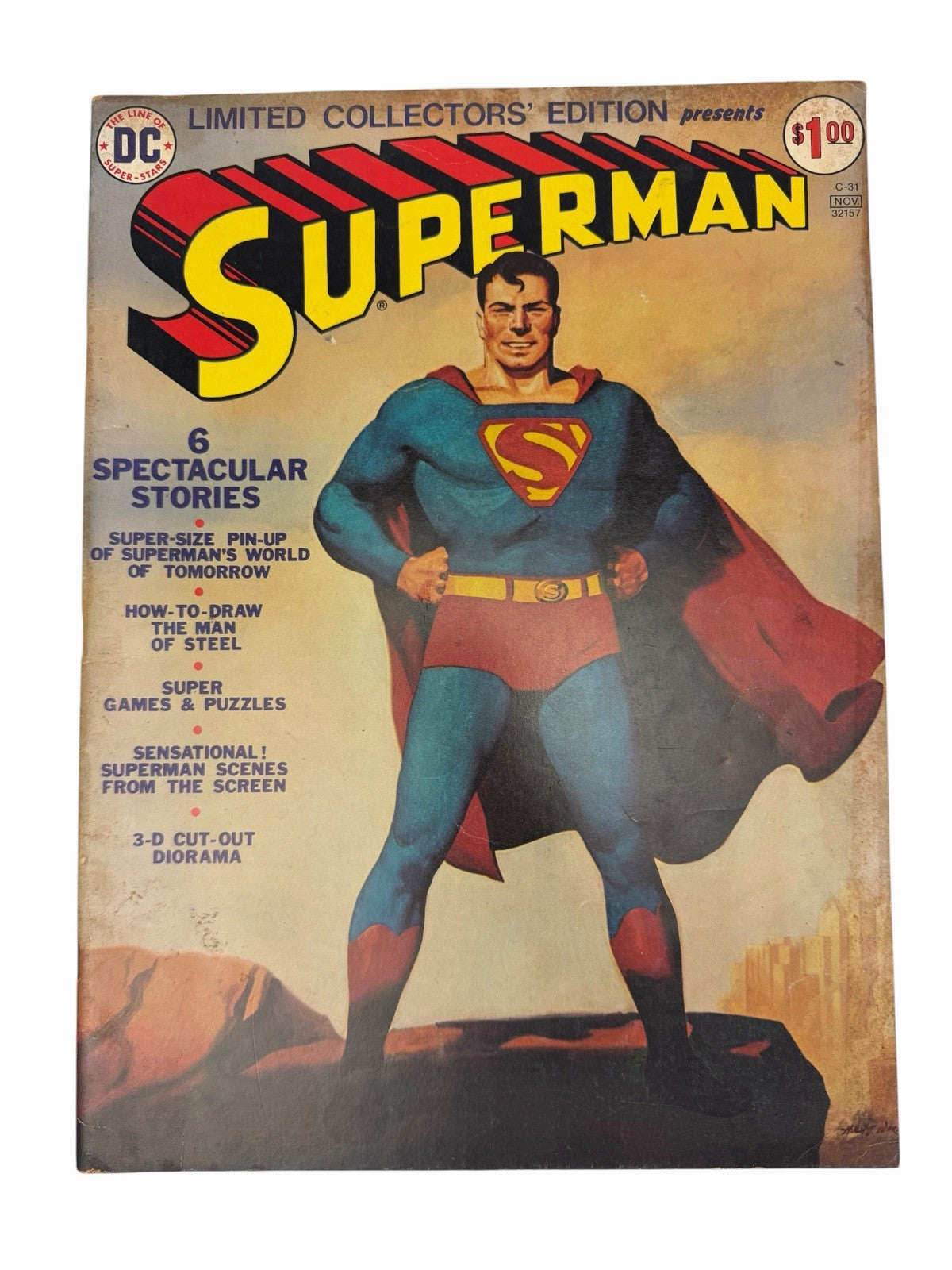 4 SUPERMAN 1970’s DC Comics Limited Collectors Edition Flash C-31 C-38 C-47 C-48