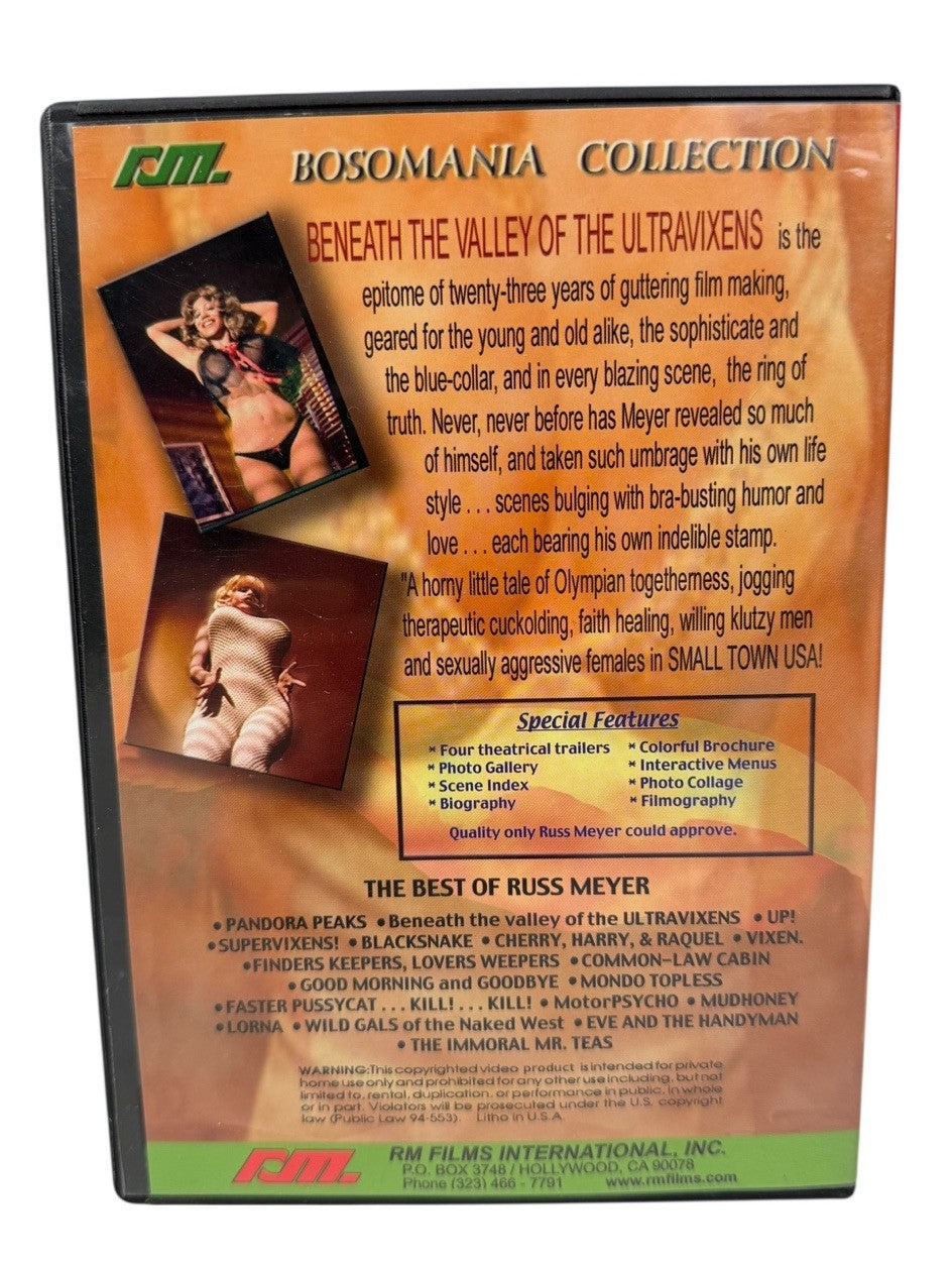 Russ Meyer's Beneath the Valley of the Ultra Vixens DVD Bosomania USCHI DIGARD