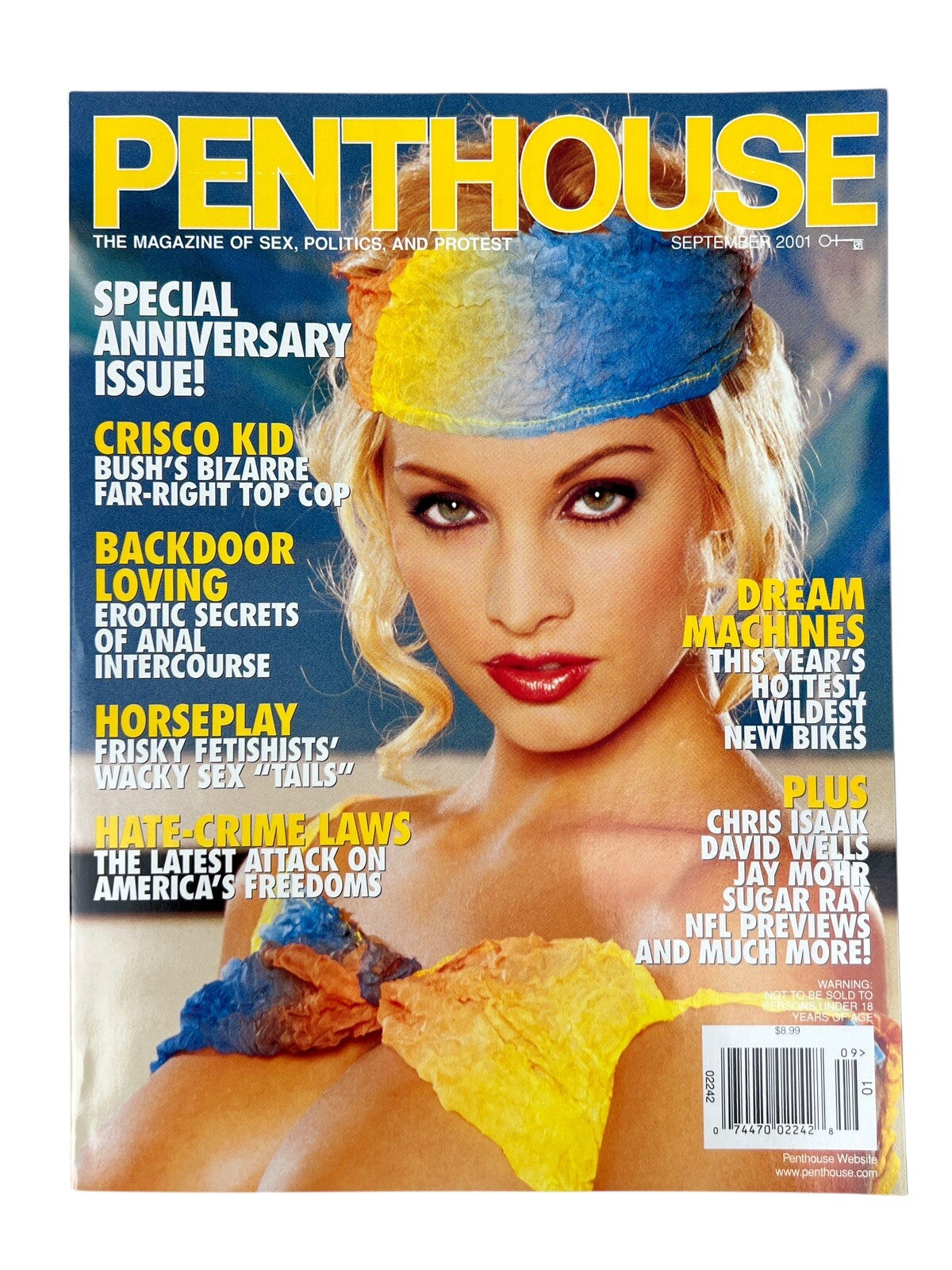 2001 PENTHOUSE Magazine COMPLETE FULL YEAR 12 ISSUES Jan-Dec NM Vintage Lot