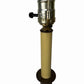 Vintage Hollywood Regency Neoclassical Caryatid Lady Brass Marble Table Lamp 32”