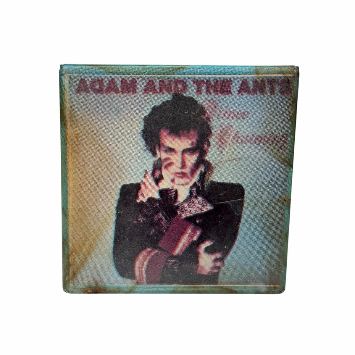 Vintage 1981 ADAM AND THE ANTS Prince Charming SQUARE PIN Album LP Promo PUNK