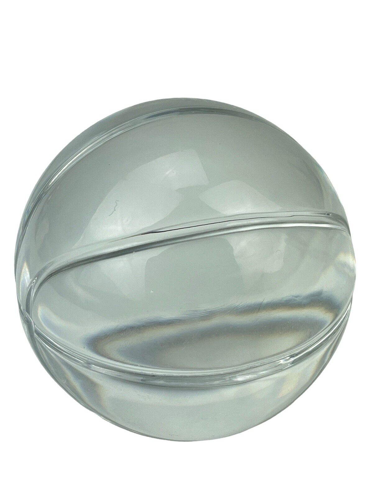 Basketball Paperweights Vintage TIFFANY & CO Crystal Basketball Paperweight w/ NJ NETS Etched ...