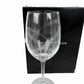 Royal Doulton Crystal Party Etched Wine Glasses 8” Set Of 4 Signed NEW IN BOX