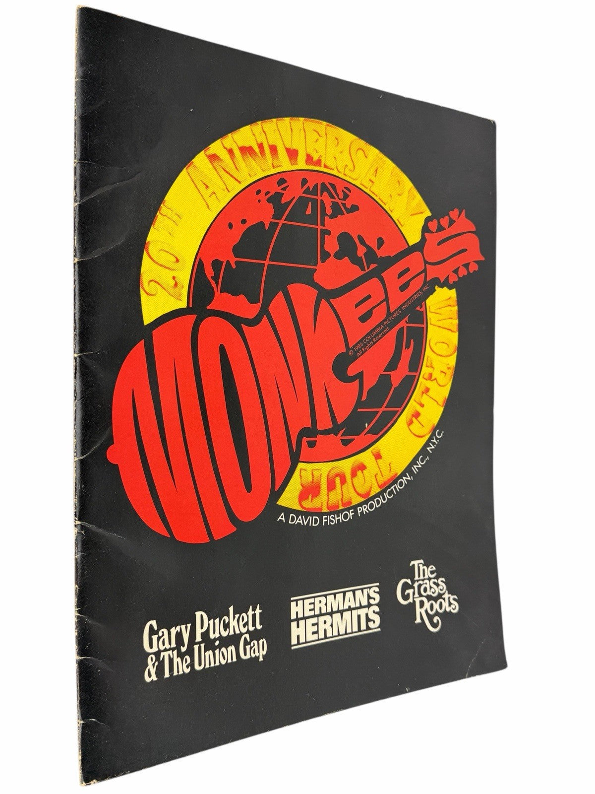 Vintage 1986 THE MONKEES 20th Anniversary World Tour PROGRAM BOOK