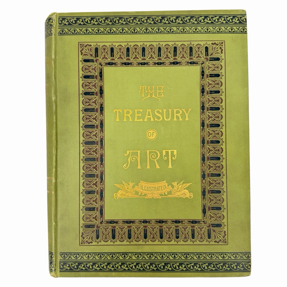 Antique 1880’s The Treasury Of Art Illustrated CASSELL Hardcover Book w/ Plates