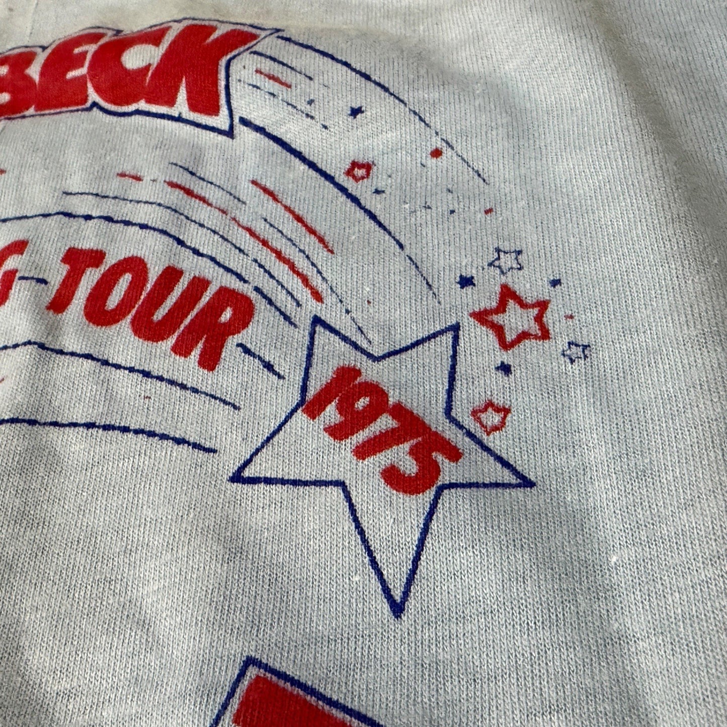 Vintage 1975 JEFF BECK Mahavishnu Orchestra TOUR Long Sleeve SHIRT Small PROMO