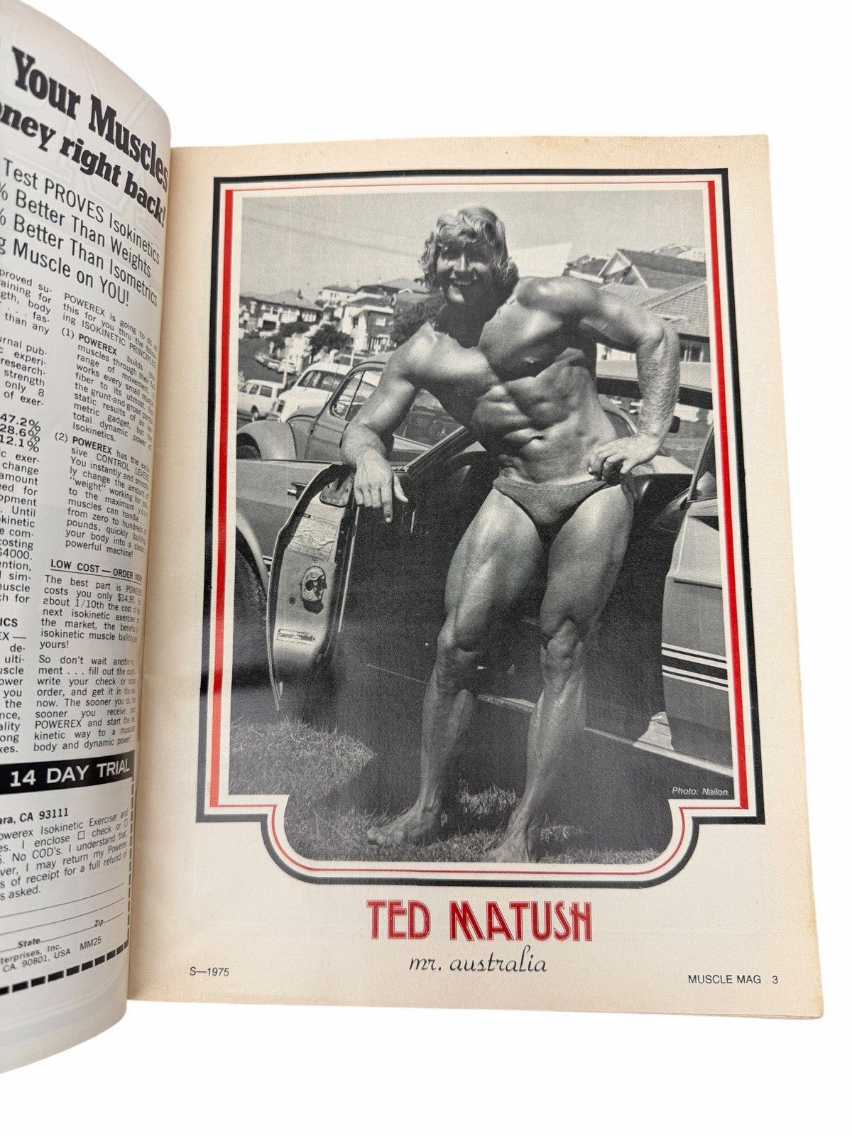 MUSCLE MAG INTERNATIONAL Vol 1 Issue 2 & 3 Rafael Olivera Frank Zane Bodybuilder