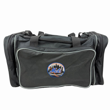 New York Mets MLB INSIDERS CLUB LIFE MEMBER Duffel Bag BLACK VINTAGE w/ Patches