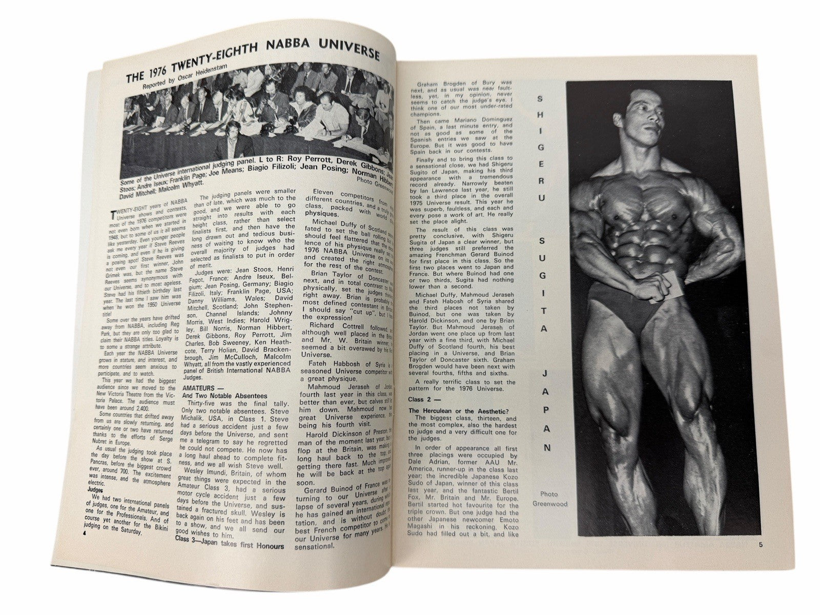 2 HEALTH AND STRENGTH 1976 Serge Nubret Vol105 #8 & 9 UK Bodybuilding Magazines