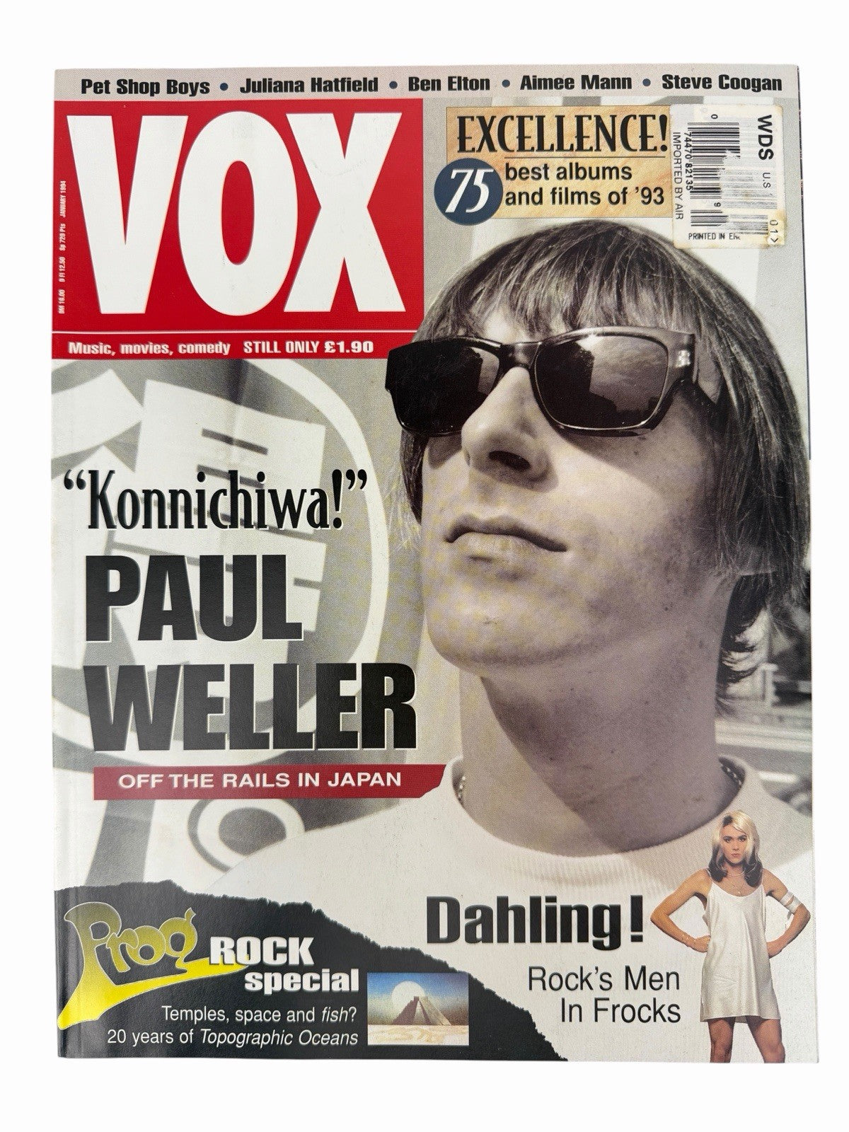 Lot of 9 VOX Magazine 1991-1997 Music Oasis Bjork REM Queen Blur Beck U2 Britpop