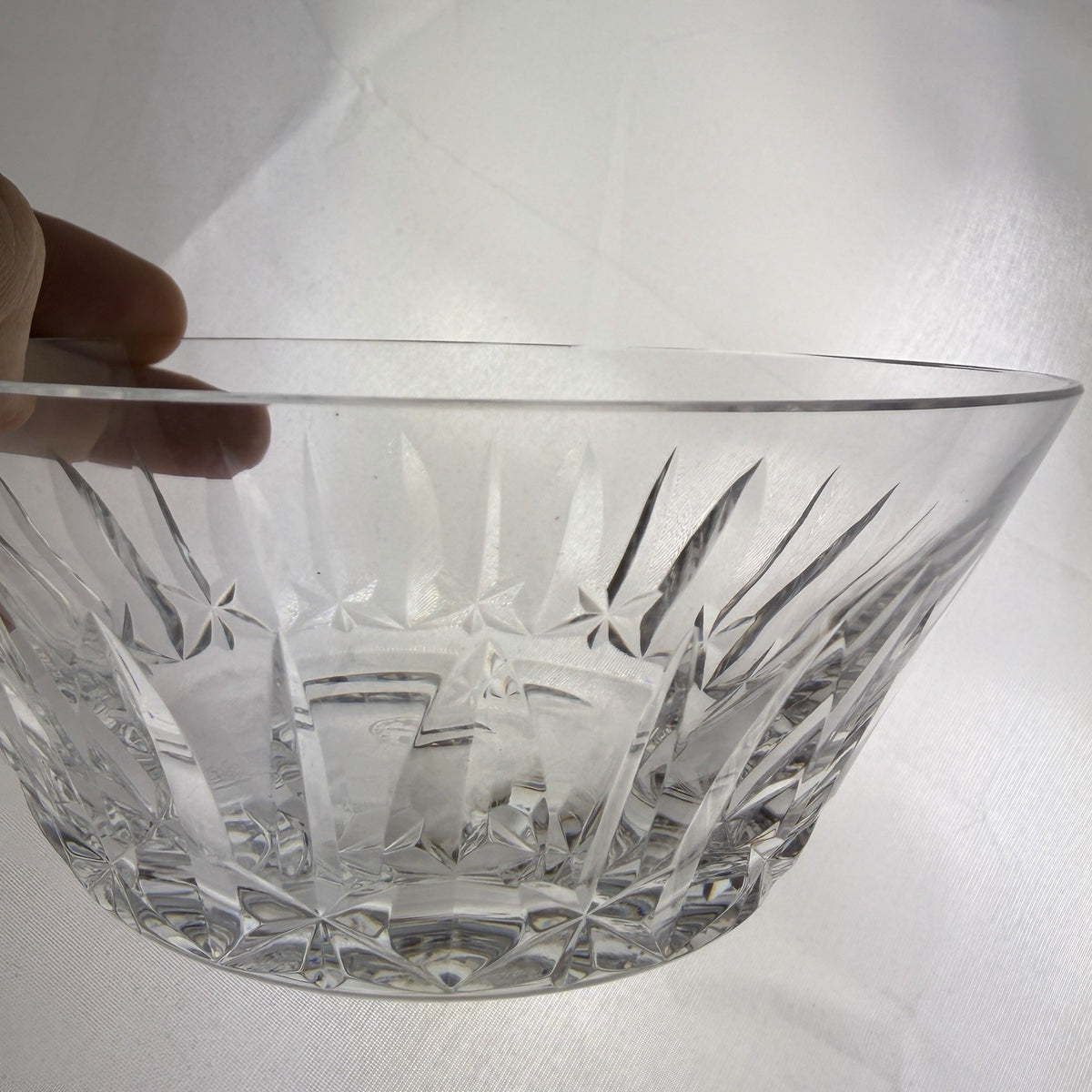 Baccarat Austerlitz Cut Crystal Finger Bowl 4.75” Snack Nut Candy Trinket FRANCE