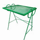 Vintage 1950s MCM Wrought Iron Mesh Salterini Style Nesting Side Tables Set Of 3