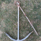 Antique 20lb Admiralty Yacht Anchor w/ Folding Stock & Key Fisherman Nautical