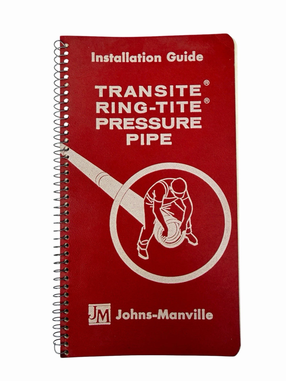Vintage 1960 Johns-Manville TRANSITE RING-TITE PRESSURE PIPE Installation Guide