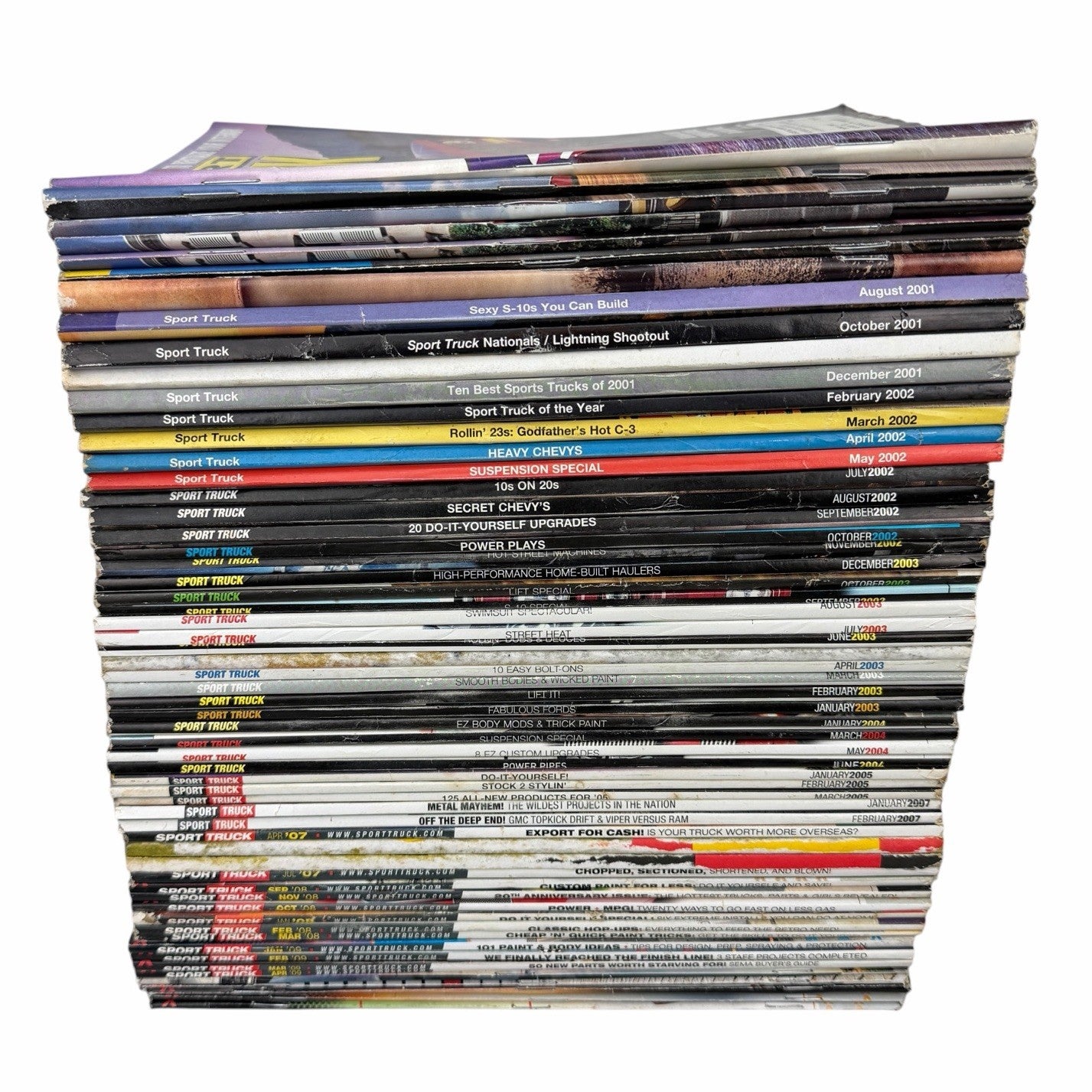 SPORT TRUCK Magazine 2000-2009 LOT OF 50 Vintage Issues