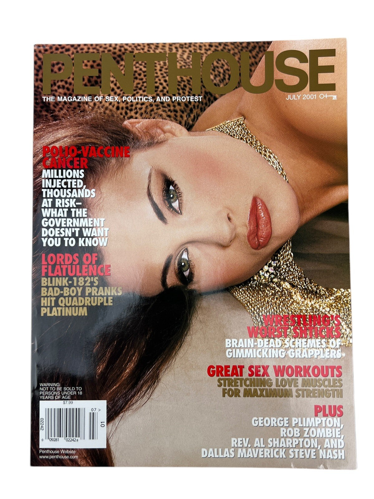 2001 PENTHOUSE Magazine COMPLETE FULL YEAR 12 ISSUES Jan-Dec NM Vintage Lot