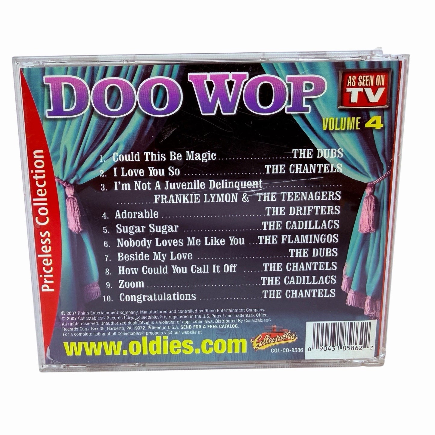 Lot Of 4 Doo Wop CD’s Five Stairsteps CADILLACS SPEEDOO As Seen On TV Vol 2 & 4
