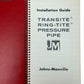 Vintage 1960 Johns-Manville TRANSITE RING-TITE PRESSURE PIPE Installation Guide