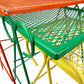 Vintage 1950s MCM Wrought Iron Mesh Salterini Style Nesting Side Tables Set Of 3