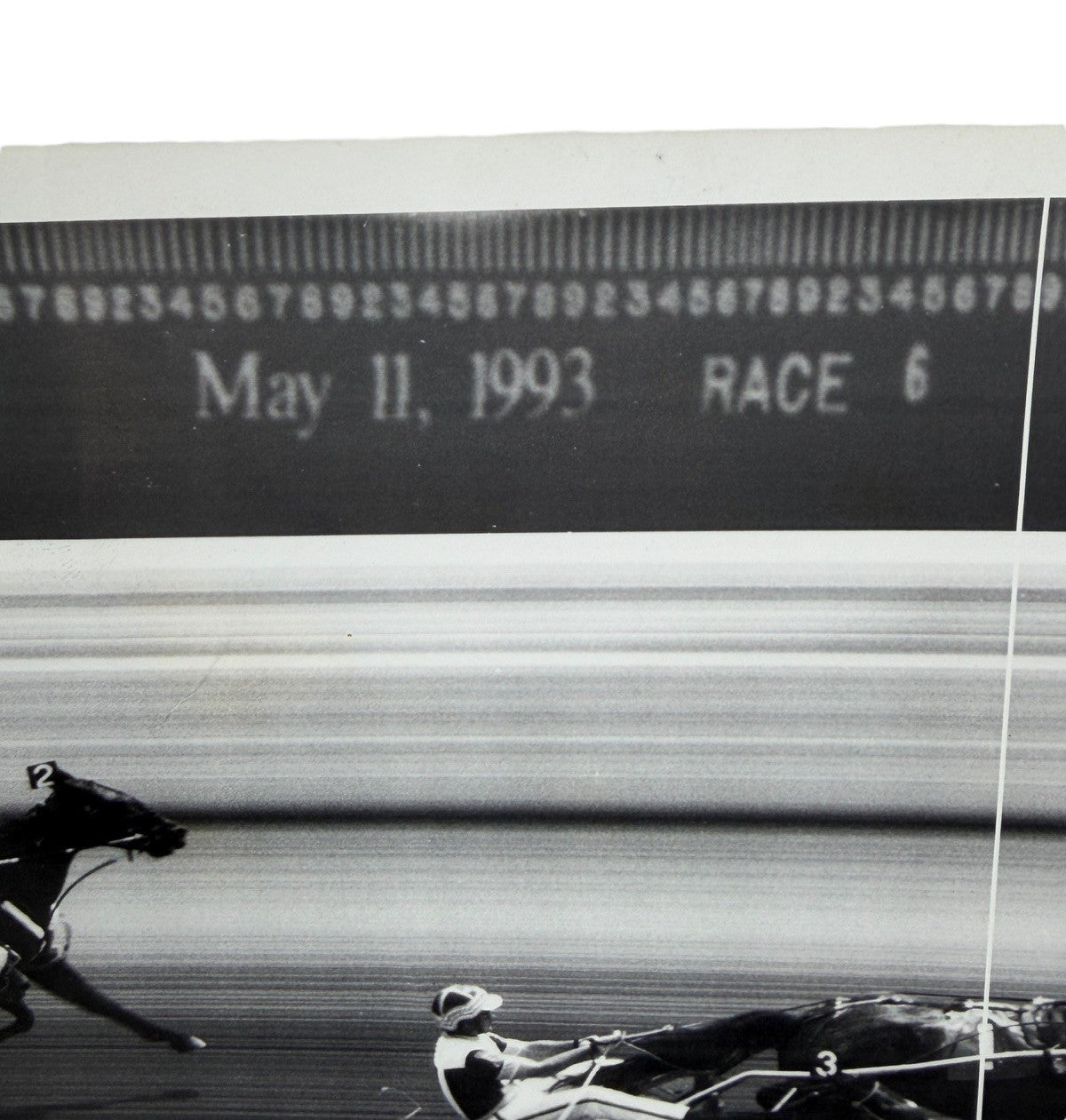 Vintage FREEHOLD RACEWAY Harness Horse Racing PLACE PHOTO May 11, 1993 NJ