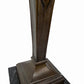 Vintage Hollywood Regency Neoclassical Caryatid Lady Brass Marble Table Lamp 32”