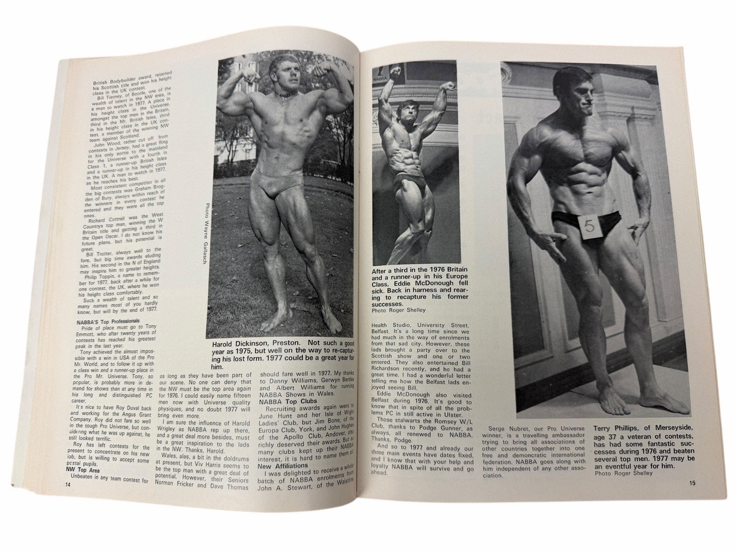 2 HEALTH AND STRENGTH 1976 Serge Nubret Vol105 #8 & 9 UK Bodybuilding Magazines