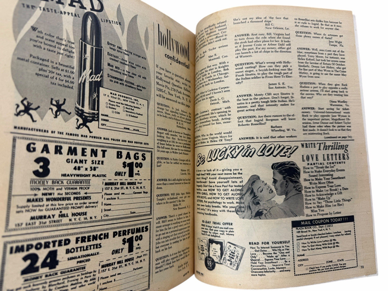 MARILYN MONROE Dec 1953 Movie Pix Magazine Vol 5 #1