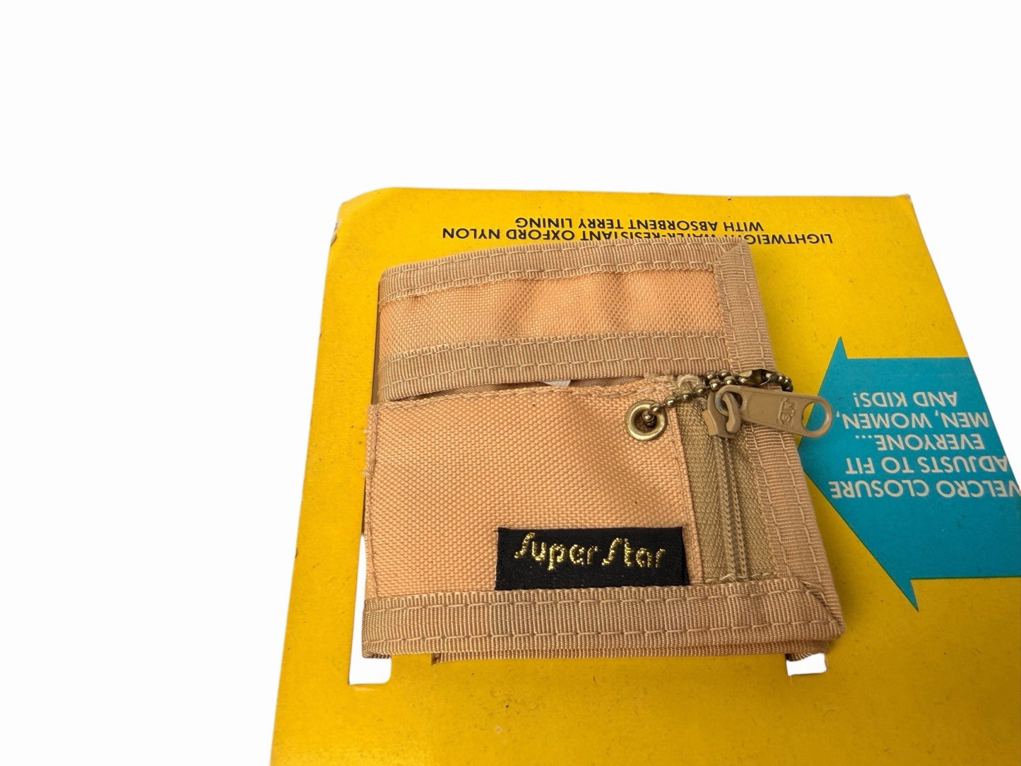 Vintage 1980’s SUPER STAR Wrist Band / Shoe Lace Wallet ROGER GIMBEL ACCESSORIES