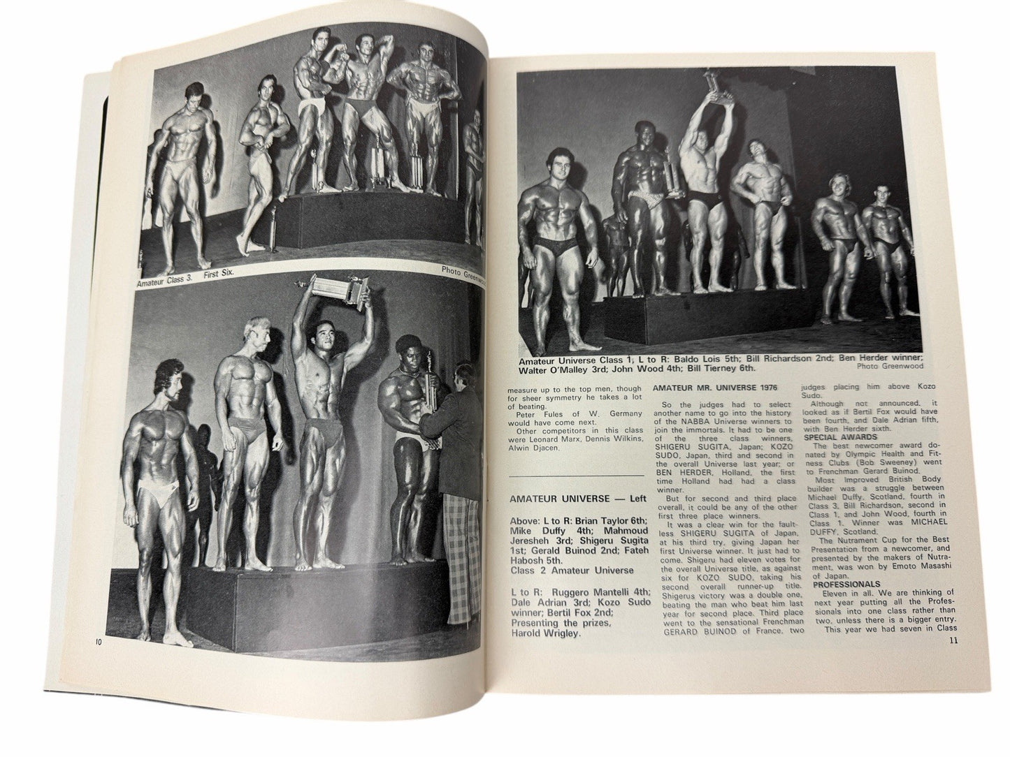 2 HEALTH AND STRENGTH 1976 Serge Nubret Vol105 #8 & 9 UK Bodybuilding Magazines