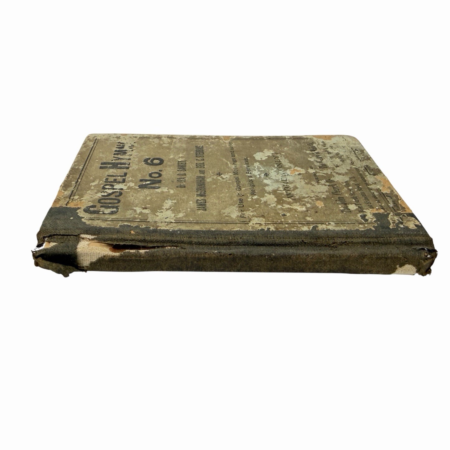 1891 Gospel Hymns No. 6 (Words Only) by Ira Sankey Biglow & Main / John Church