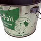 Vintage 1950s Famous Sexton HAND-E-PAIL  Advertising Tin Bucket Silkscreen Paint