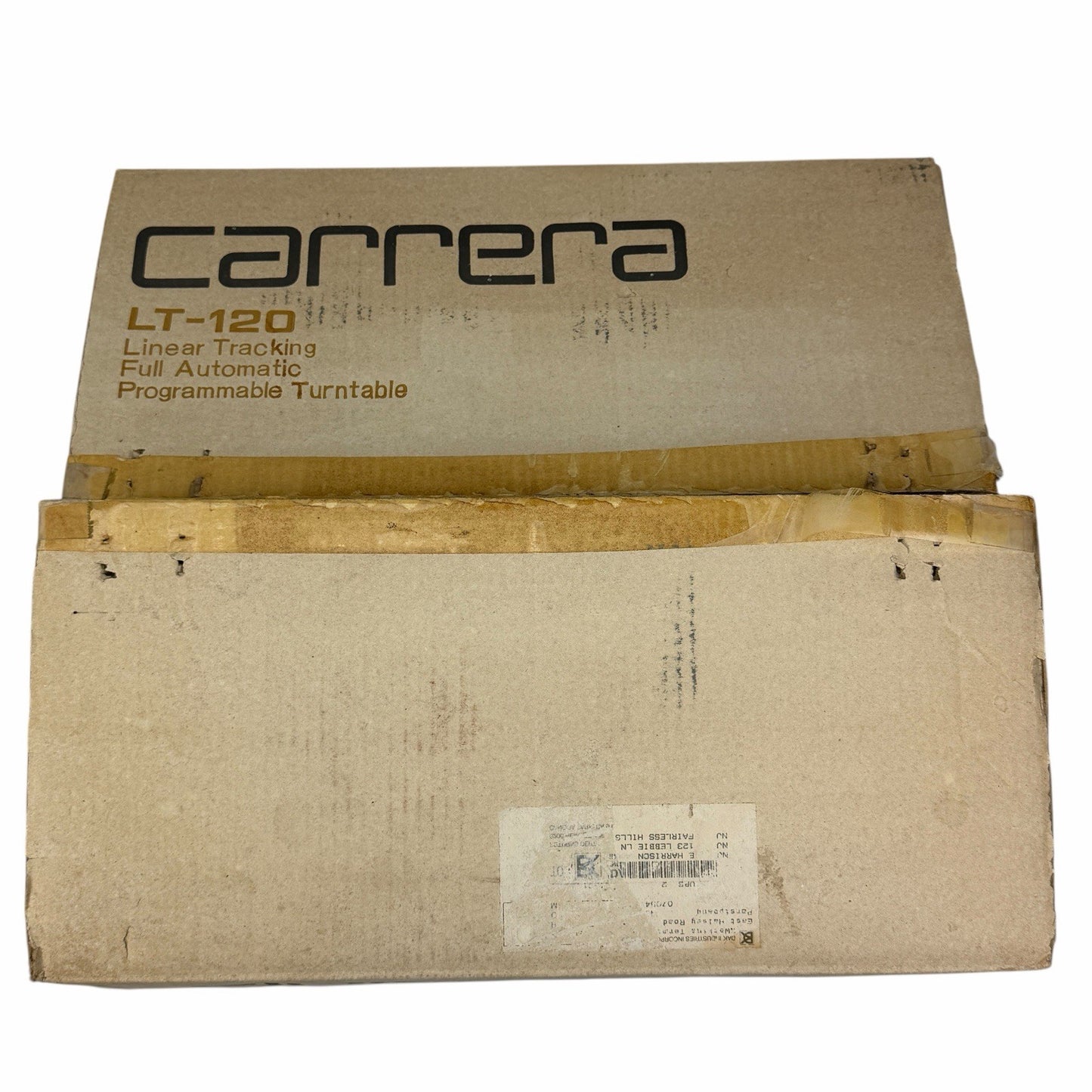 NIB New In Box CARRERA LT-120 Linear Tracking Automatic Turntable 1980’s Vintage