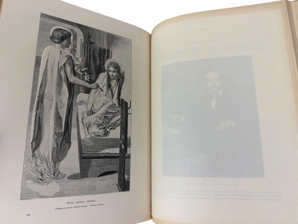 Antique 1880’s The Treasury Of Art Illustrated CASSELL Hardcover Book w/ Plates