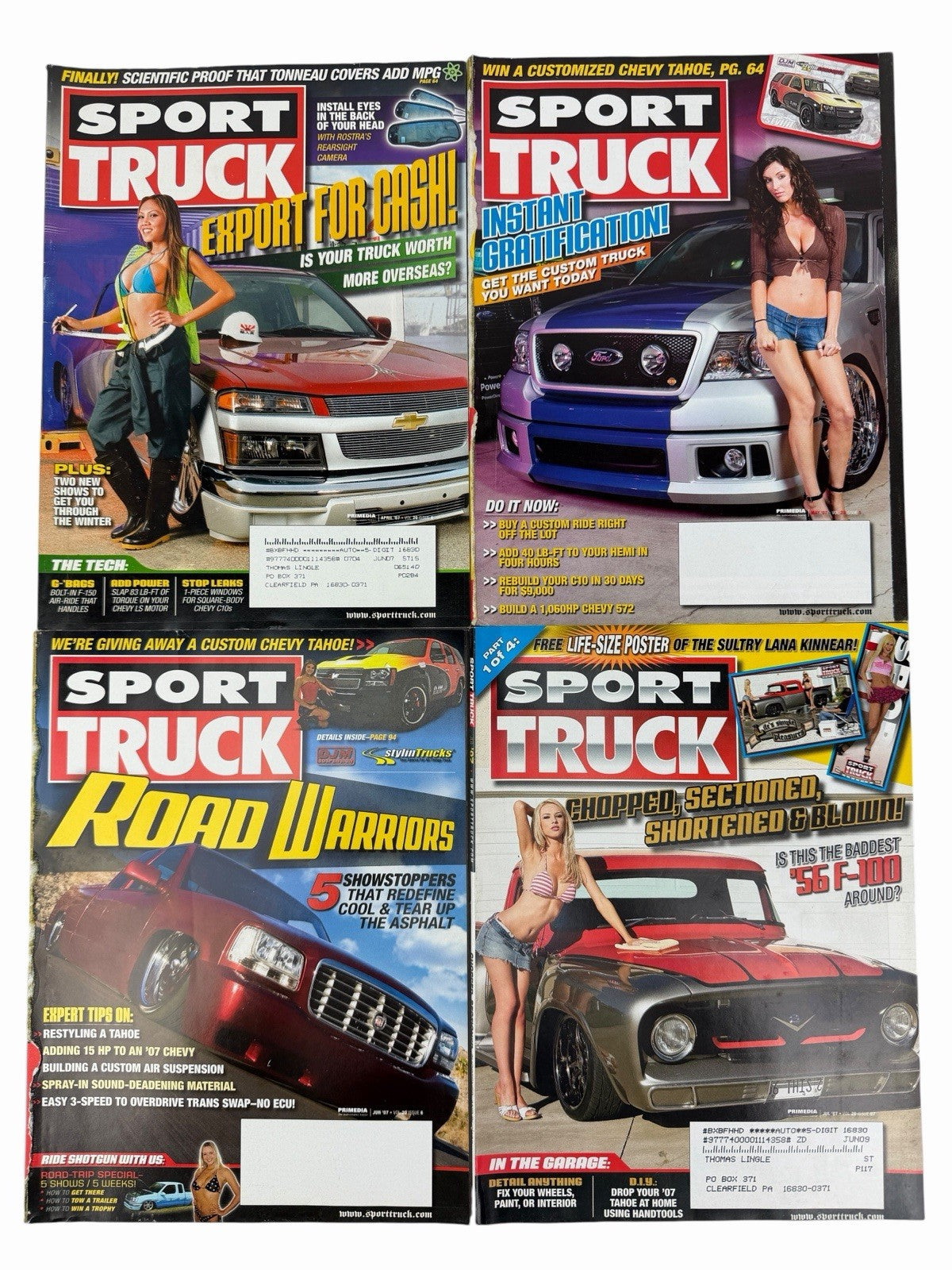 SPORT TRUCK Magazine 2000-2009 LOT OF 50 Vintage Issues