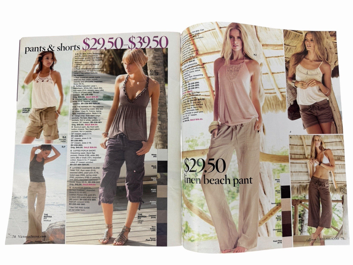 Alessandra Ambrosio 2009 VICTORIA'S SECRET Swim Sale Preview CATALOG Fashion Y2K