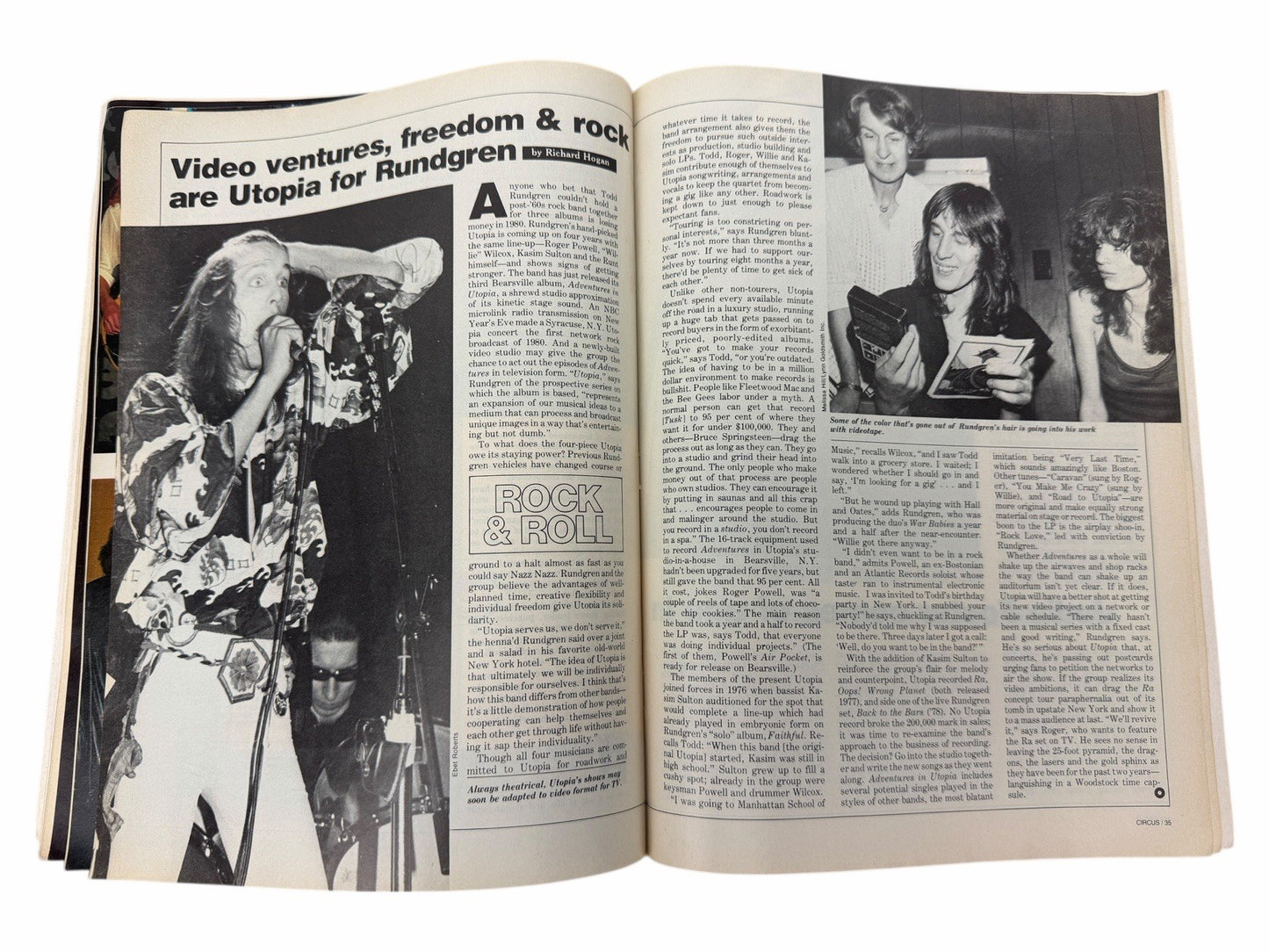 CIRCUS Magazine April 1980 Rush Prog Van Halen Cheap Trick Styx Foreigner ZZ Top