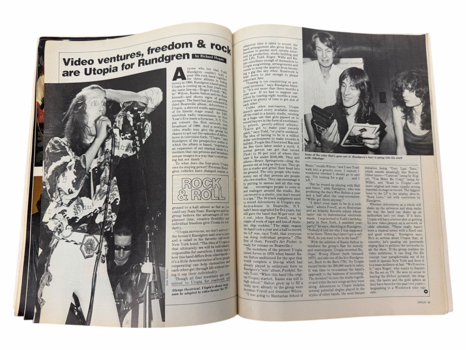 CIRCUS Magazine April 1980 Rush Prog Van Halen Cheap Trick Styx Foreigner ZZ Top