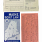 Vintage 1964 Maine Boat Law BOOKLET w/ Certificate Application & Guide Card