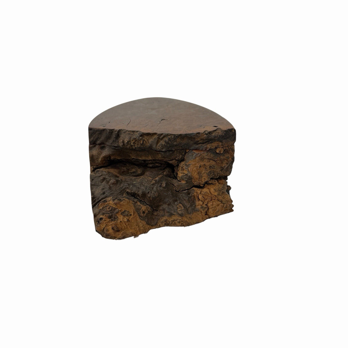 Vintage 1989 Jeffrey Seaton MOUNTAIN LILAC BURL Sculptural Live Edge Wood Box