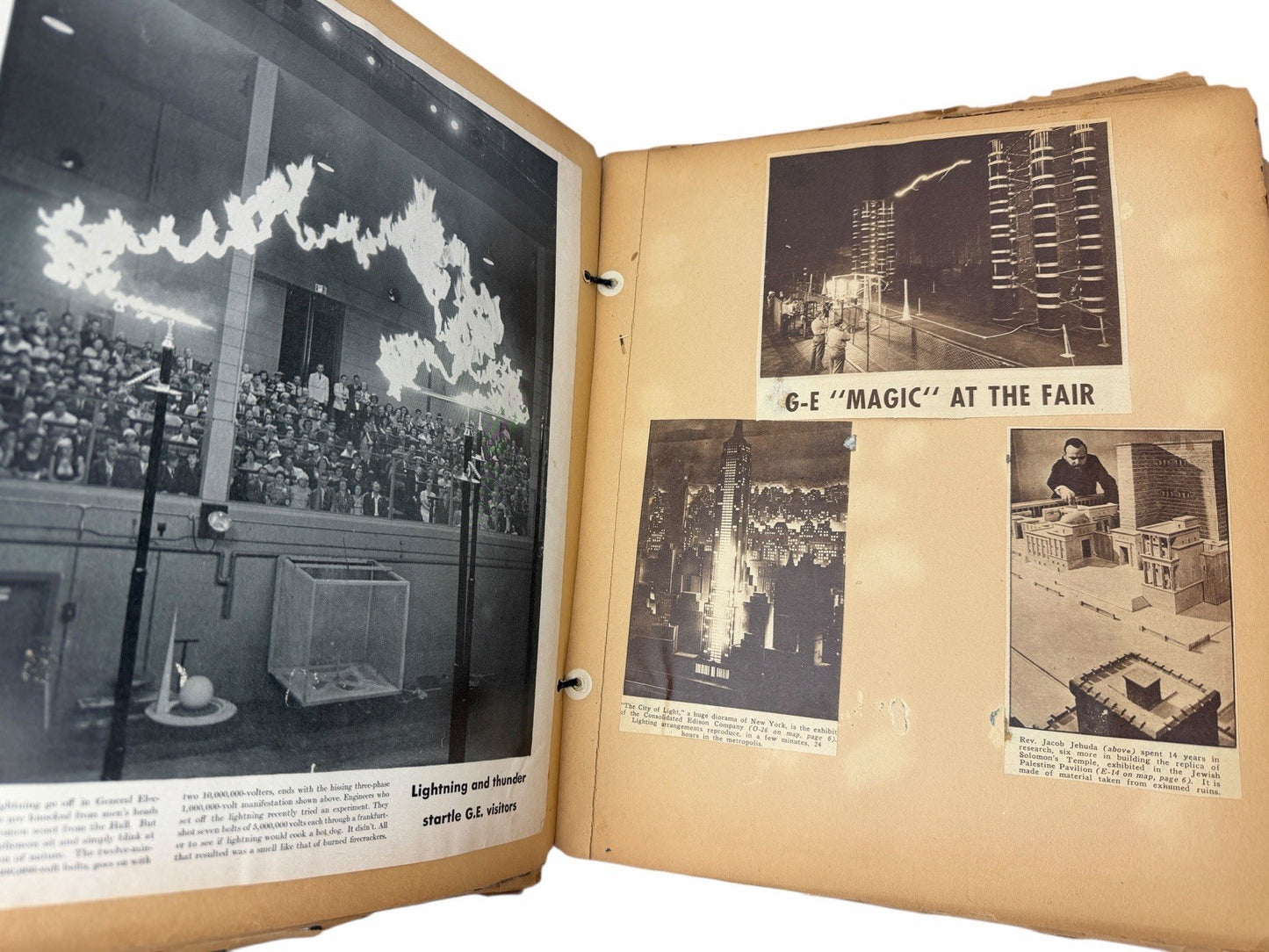 Vintage 1939 New York World’s Fair SCRAP BOOK