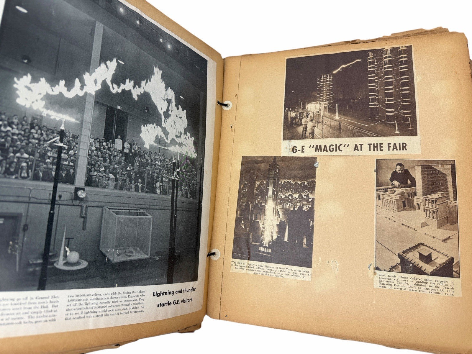 Vintage 1939 New York World’s Fair SCRAP BOOK