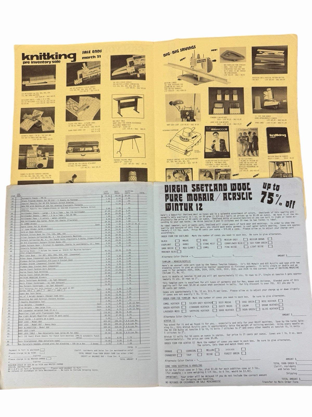 Vintage 1970’s & 1980’s Lot 23 Issues KNITKING MAGAZINE Knitting Patterns Mod