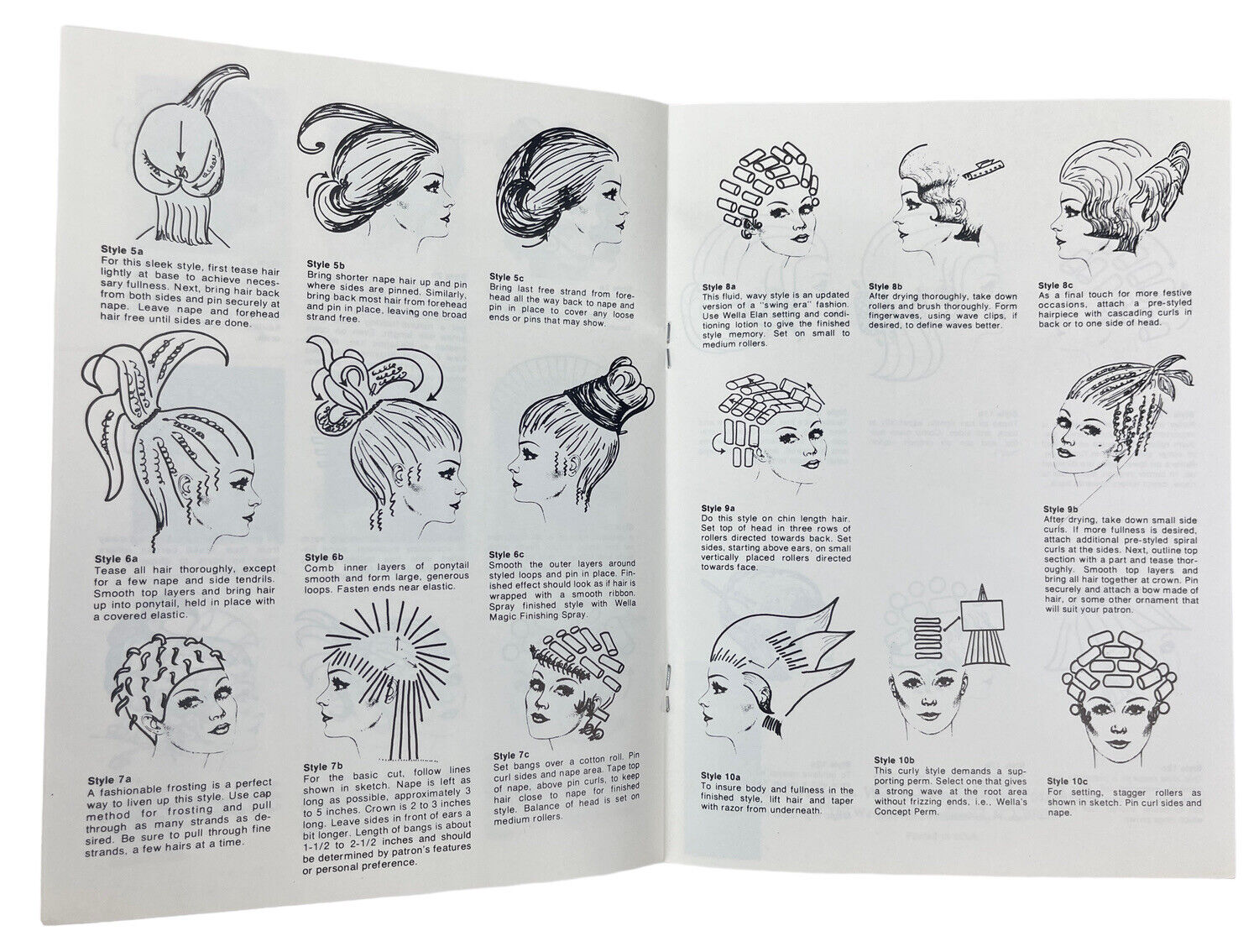 Curl Set Pin Curl Pattern Short Hair Pin Curls 1940s Hot Sale