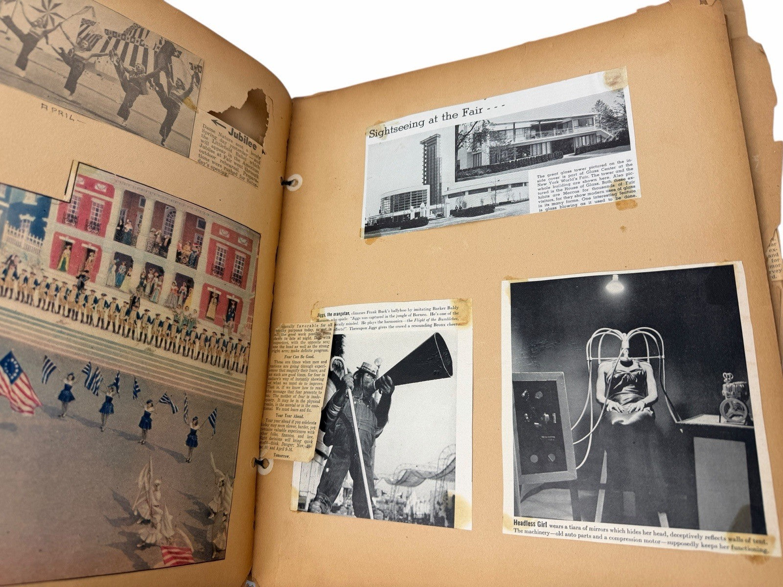 Vintage 1939 New York World’s Fair SCRAP BOOK