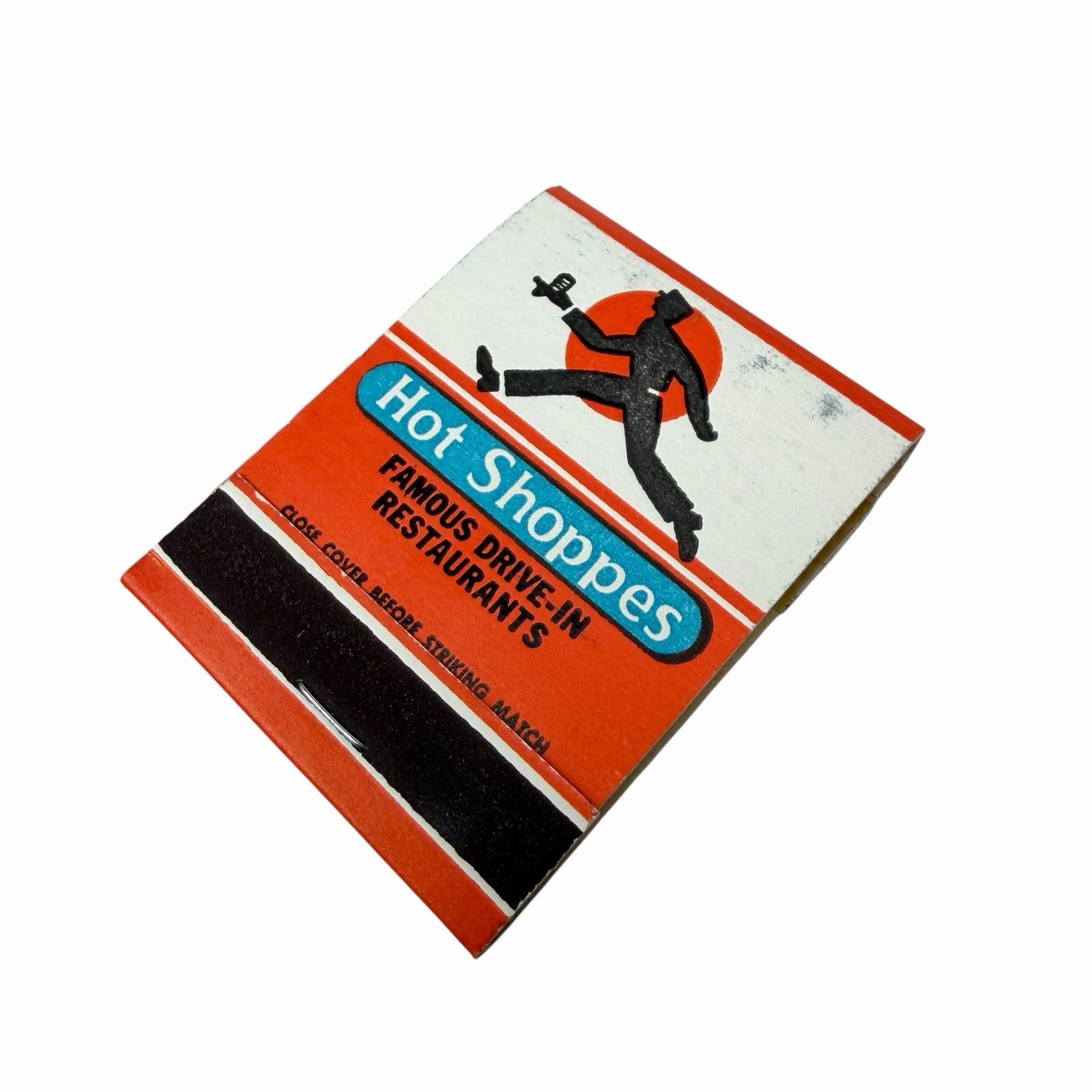 Vintage 1950’s HOT SHOPPES Drive-In Restaurants Advertising Matchbook Unstruck